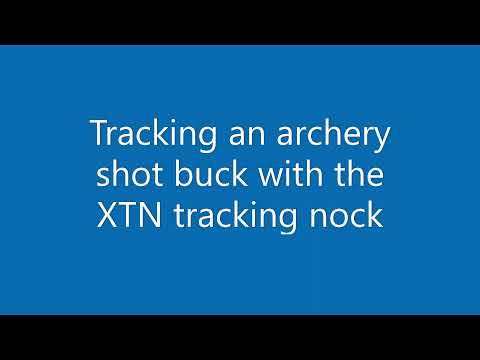 tracking a buck using the XTN tracking nock