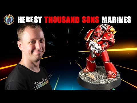 How to paint Heresy era Thousand Sons Space Marines for Warhammer | Duncan Rhodes