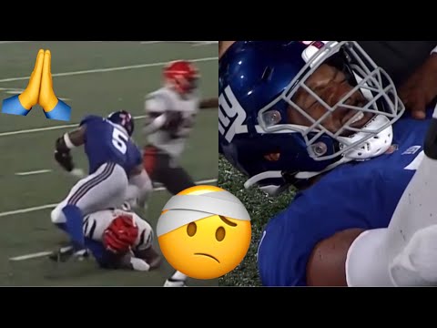 Kayvon Thibodoeaux ‘SCARY’ Knee Injury vs Bengals 🙏 (Bengals Vs Giants Preseason Highlights)