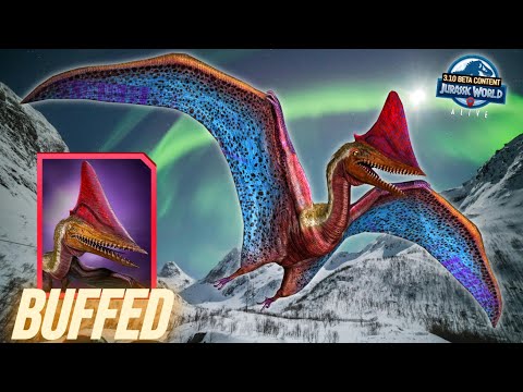 Legendary DARWEZOPTERYX Buff!  Is it Enough? (Jurassic World Alive beta)