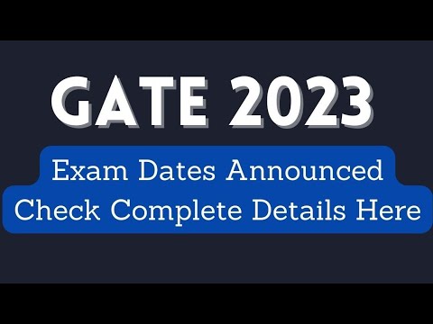 GATE 2023 exam date announced🤞 #officialupdate #iitkanpur #gateaspirants #bigupdate #breakingnews