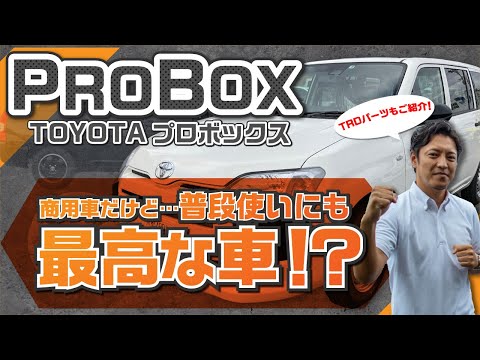 【大人気プロボックス！】乗用車として使っても最高なのか⁉︎実際に内外装チェックしてみました！トヨタPROBOX