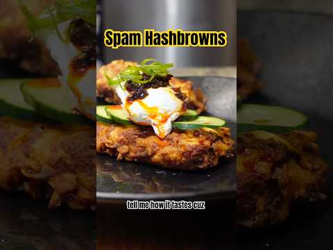 I tried making spam hashbrowns #hashbrown #potatorecipe #easyrecipe #quickrecipe #breakfast #brunch