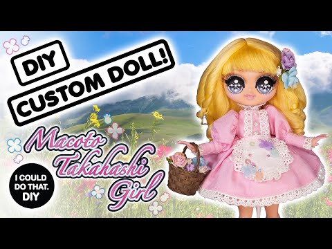 Custom Doll Repaint: L.O.L. Surprise! O.M.G. Doll Collab! Macoto Takahashi Inspired Doll