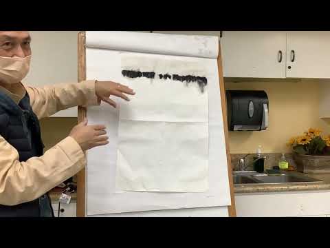 Chinese Landscape Painting with Henry Li at Joslyn Center Alhambra Lesson 10 Chen Jialing’s Tricks 2