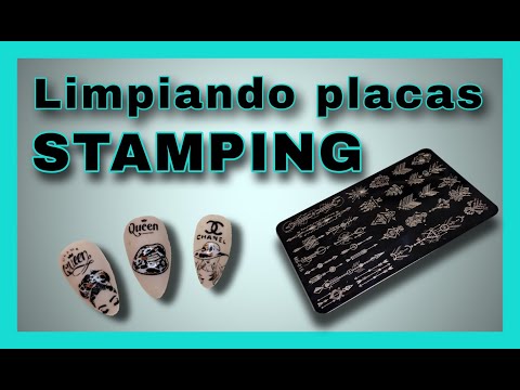 Como limpiar Placas de uñas (stamping)