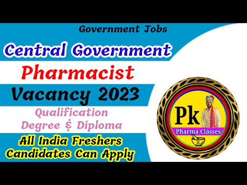 Pharmacist Vacancy 2023 || Ministry of Defence Vacancy || Pharma Vacancy 2023 ||@PKPharmaClasses