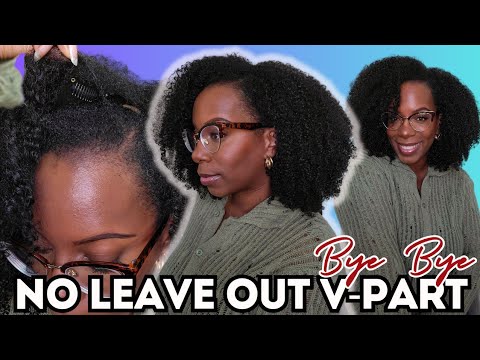 Bye Bye LEAVE OUT! Invisible V-Part Wig Install Natural THIN HAIR Hack for Beginners HerGivenHair