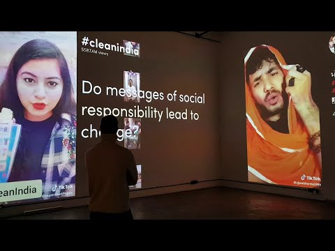 India Unfiltered – TikTok and the Emerging Face of Culture, Net-Based Multi Screen Installation