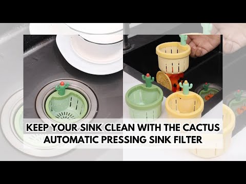 Cactus Automatic Pressing Sink Filter