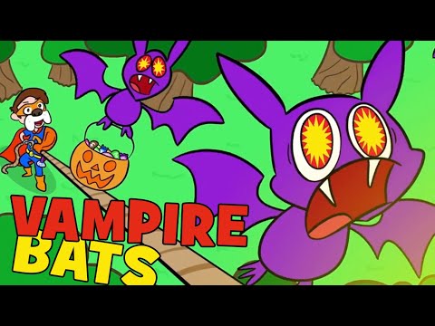 DREW PENDOUS vs VAMPIRE BATS 🦇 Cool School Cartoons for Kids