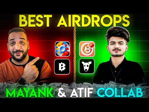 Top 5 Crypto AIRDROPS In 2024 - Best Telegram Tap- TO EARN COLLABRATION WITH MAYANK