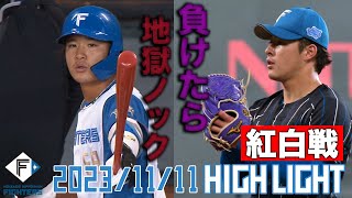 【秋季キャンプ】11月11日 紅白戦ハイライト