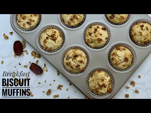 How to make BISCUIT Muffins with Dates and Granola