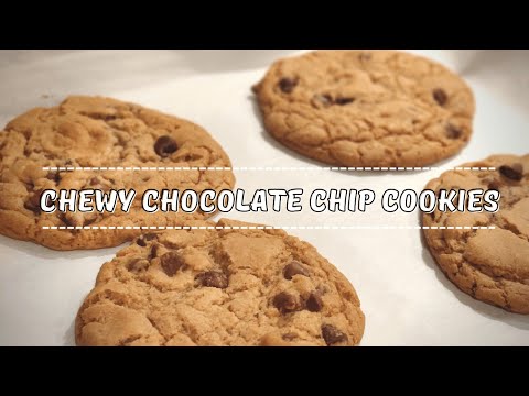 How to Make Soft & Chewy Chocolate Chip Cookies | No Electric Mixer Needed