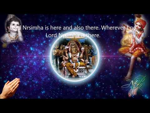 Narshimha Arati with Lyrics and meaning