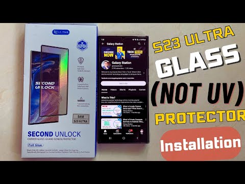 Want Simple No UV Glass Protection for Your Curved Display Phone? Here is What I Use on S23 Ultra