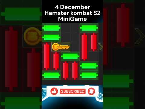 4 December Mini Game Puzzle Hamster Kombat today Solved #hamsterkombat #puzzlegame #shorts #short