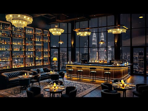 Saxophone Jazz Bar ~ Cozy Bar Ambience with Gentle Jazz Music for Relaxing, Studying, Sleeping