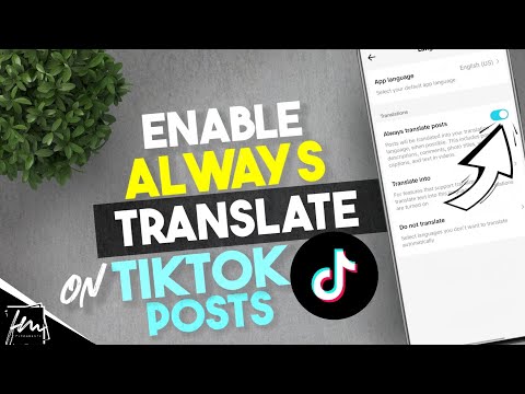 How to enable Always Translate Posts on Tiktok