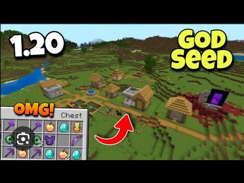 God seeds for Minecraft 1.20 Pe and Bedrock Edition| God seeds 😱