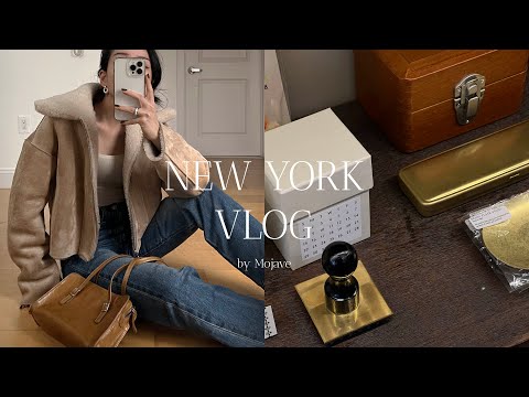 New York Vlog 🗽 Decorating my home for Christmas | Vintage Furniture shopping [Eng sub]