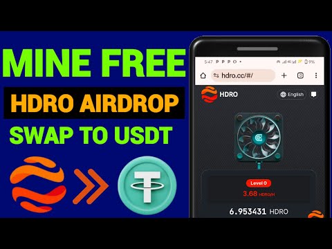 Free HDRO Airdrop mining site | Free Airdrop Coin