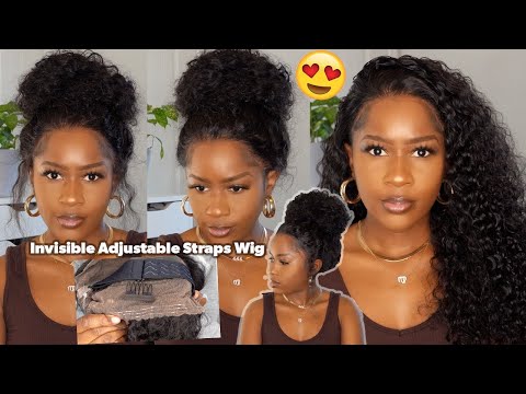 NEW Invisible Adjustable Strap Wig! 360 Lace Can Go Into A Ponytail Easy!! Must Have! Ashimary Hair