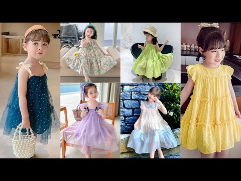 Beautiful Baby Girl Sleeveless Frock Idea/Easy Sleeveless Frock Design for Babies/Cute Summer Frocks