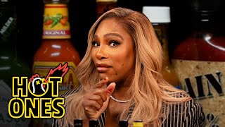 Serena Williams Returns Hot Sauce Serve After Hot Sauce Serve While Eating Spicy Wings | Hot Ones