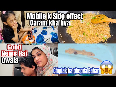 Good News Milegi Jald Hi | Chiplak 🦎Ko Mar Kar Nikal Diya Phepda Bahar😱| Mobile k Side Effect 📱👀