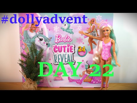 Barbie Cutie Reveal Advent Calendar (2023) - DAY 22 #dollyadvent #dollymas  *ADULT DOLL COLLECTOR*