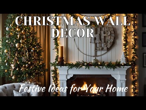 Beautiful Christmas Wall Decorations | Festive & Creative Ideas for Your Home