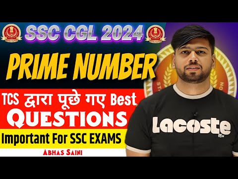 PRIME NUMBER : TCS द्वारा पूछे गए Best QUESTIONS ! Important For SSC EXAMS !! Best Explanation Abhas