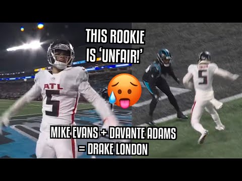 Drake London is a ‘SCARY’ Rookie WR 🥵 Drake London highlights | Falcons Vs Panthers 2022 highlights