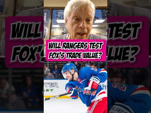 Could Adam Fox be on the Rangers’ trade list? Presented by #PinkWhitney