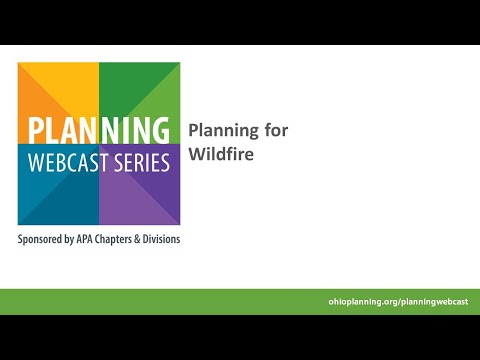 Planning for Wildfire