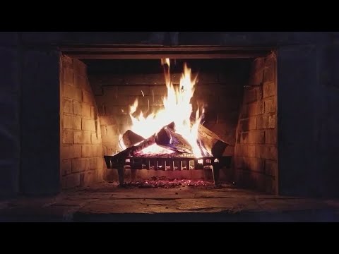 Crackling Cabin Fireplace | 10 Hours