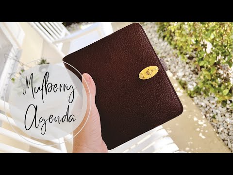 MULBERRY OXBLOOD A6 AGENDA | UNBOXING AND FIRST IMPRESSIONS