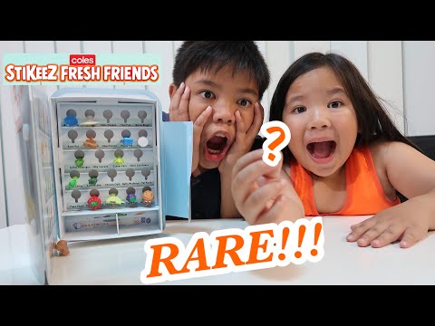 WE GOT A RARE STIKEEZ! | COLES STIKEEZ FRESH FRIENDS