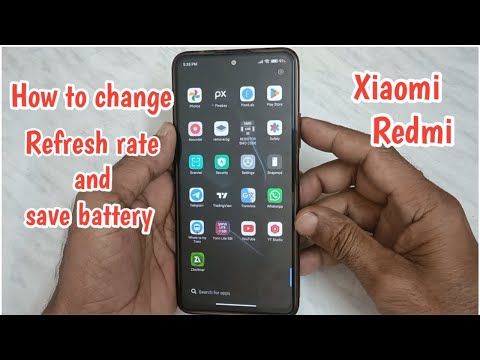 How to change refresh rate and save battery life on Android