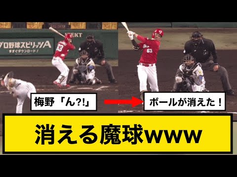 【珍プレー】 広島・西川のファールボールが審判のポケットに直接ホールインワンｗｗｗｗ