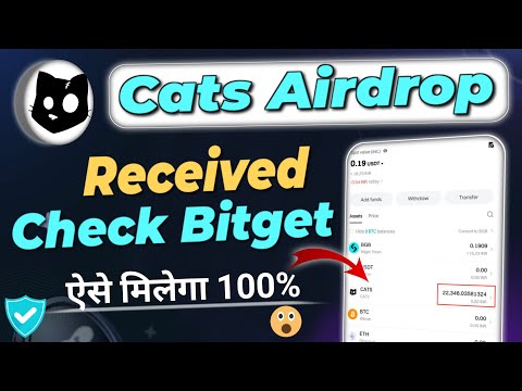 Cats Airdrop Received in Bitget | cats airdrop withdrawal | cats airdrop not eligible solution