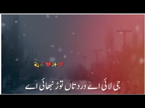 Sad Urdu Poetry Status👌||Saraiki love Poetry💞|Deep sad Poetry Status😢|Sad WhatsApp status|Two Lines🥰