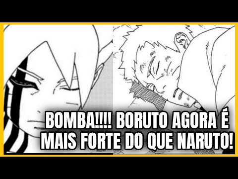 BOMBA!! 💣 BORUTO AGORA É MAIS FORTE DO NARUTO EM BORUTO BLUE VORTEX?