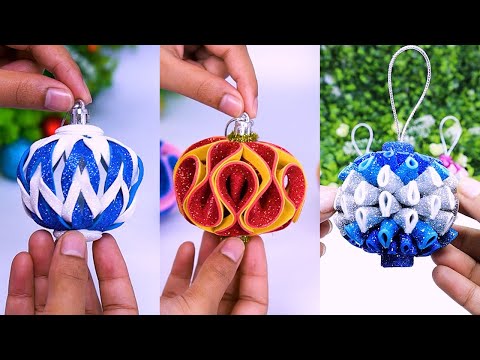 4 Amazing Ball Ornaments for Christmas Tree Decorations 🎄