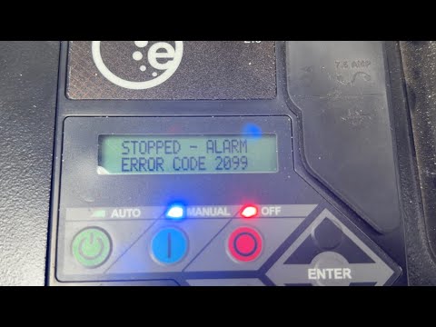 How To Fix Error Code 2099 Generac Generator