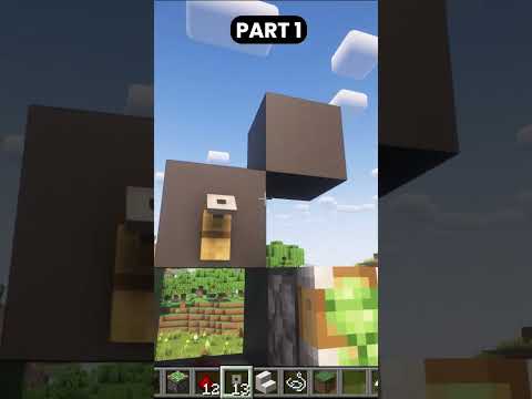 Build Automatic Stairs 🪜 in Minecraft (Part 1) #minecraft #shorts #minecrafttutorial