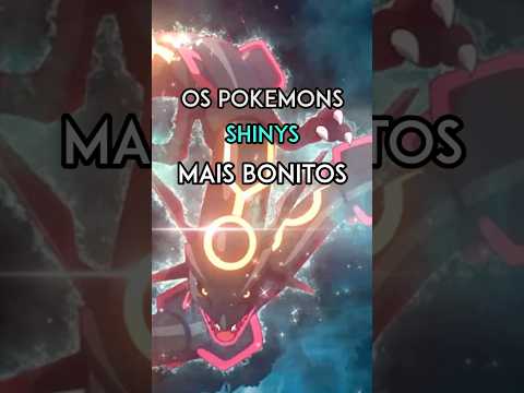 POKEMONS SHINYS MAIS BONITOS! #pokemon #umbreon #charizard #rayquaza #haxorous