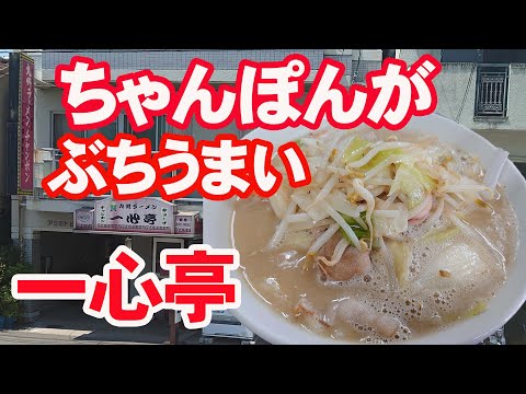 一心亭の「博多ちゃんぽん」が超旨かった。15年間スルーして後悔の味【広島グルメ】